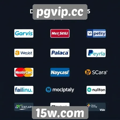 Métodos de pagamento disponíveis no pgvip.cc